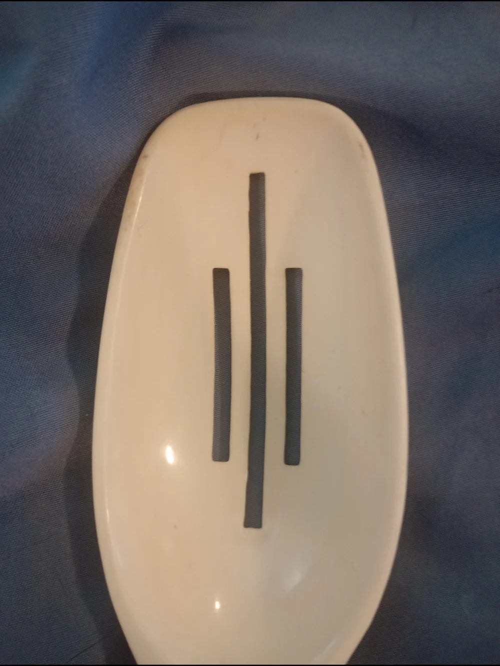 Vintage Foley Melamine Slotted Spoon